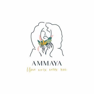 DAI Communication, création identité de marque Ammaya, Naturopathe. Création logo, charte graphique et illustrations.