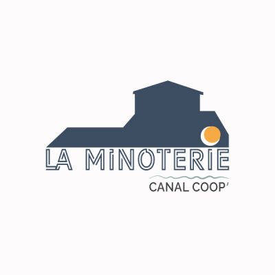 DAI Communication, création identité de marque La Minoterie, tiers-lieu rural. Logo et supports de communication.