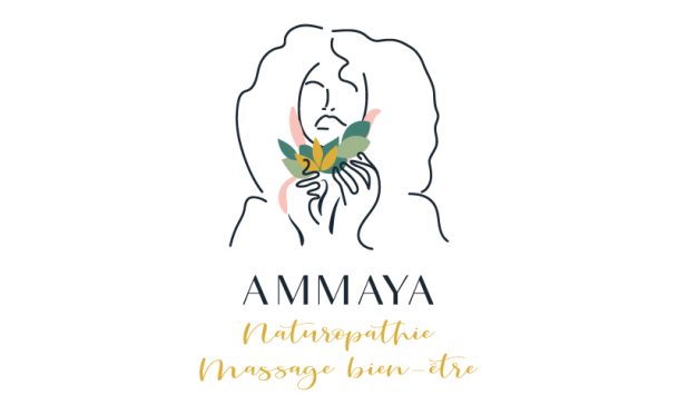 DAI Communication, branding Ammaya, naturopathie massage bien-être - logo