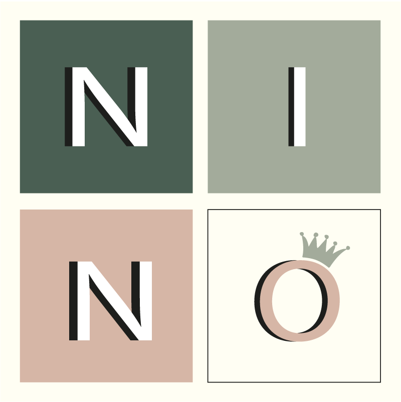 Logo Nino, cadeau de naissance, design DAI Communication